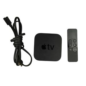 Apple TV 4th Generation HD Media Streamer A1625 32GB W/ Remote And Power Cable